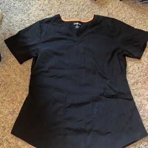 Scrub star women’s black scrub top